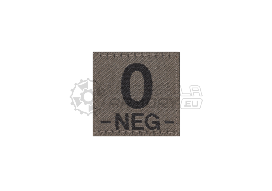 0 Neg Bloodgroup Patch (Clawgear)
