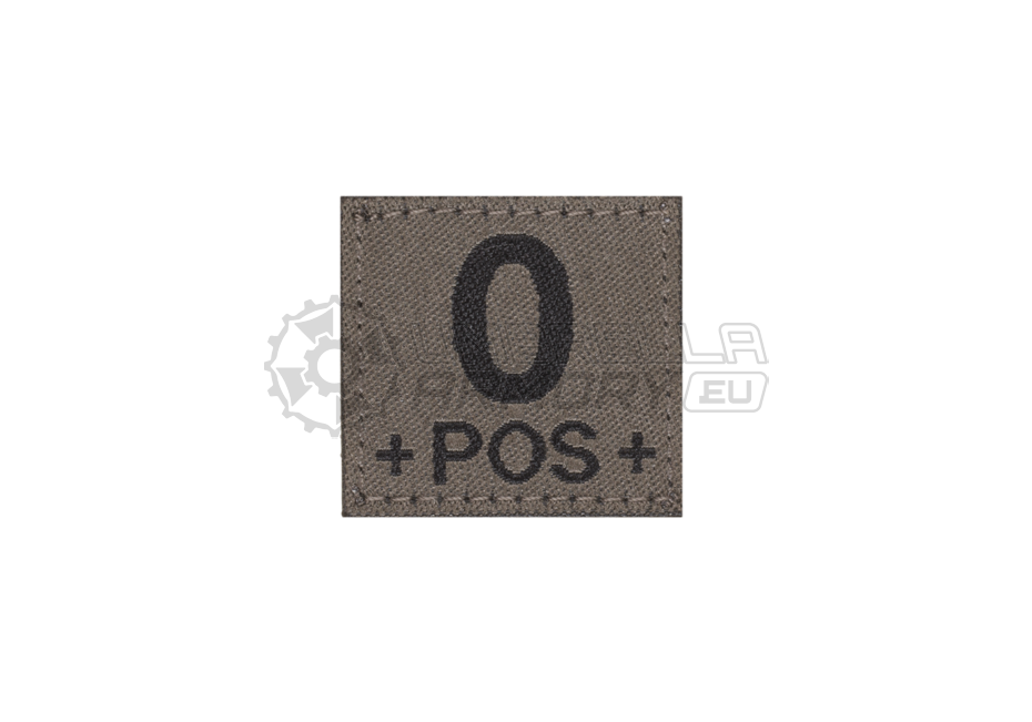0 Pos Bloodgroup Patch (Clawgear)