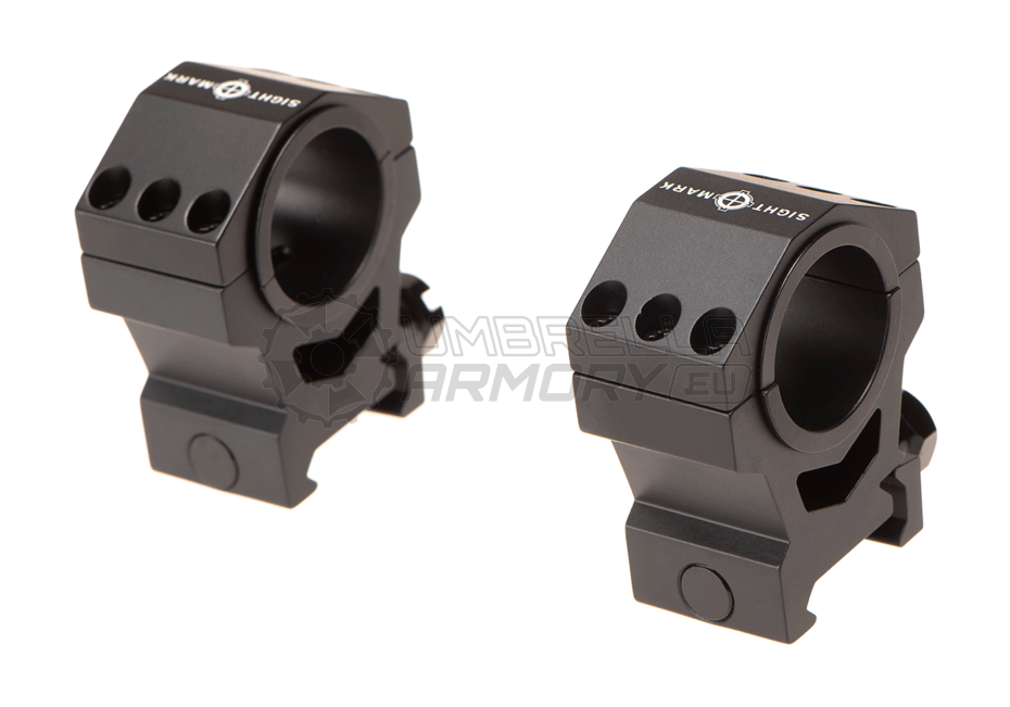 30mm / 25.4mm Tactical Mounting Rings - High Height (Sightmark)