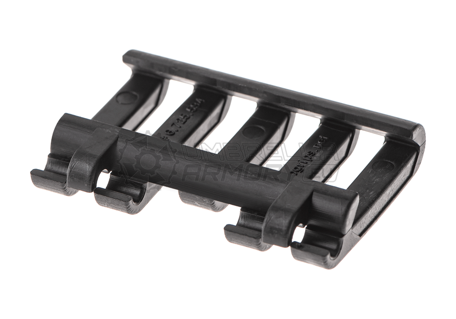 5 Slots LowPro Wire Loom Rail Cover (Ergo)