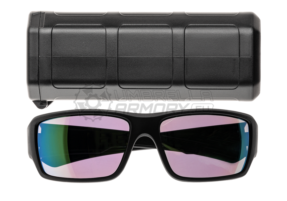 Ascent - Polarized - Black Frame / High Contrast Violet Lens / Green Mirror (Magpul)