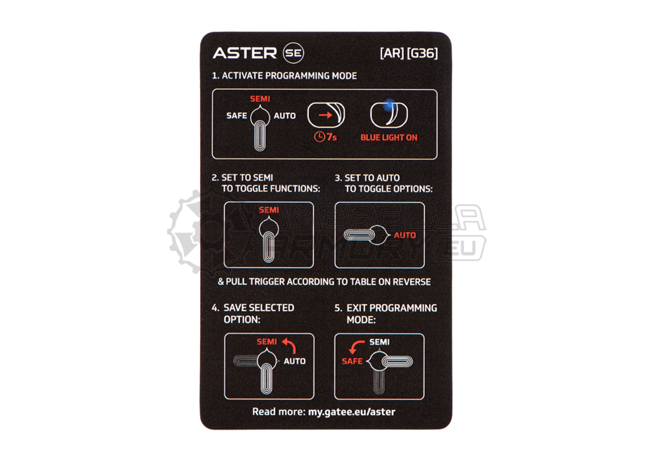 Aster V2 SE + Quantum Trigger Rear Wired (Gate)