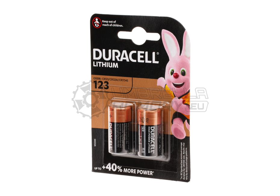 CR123 2pcs (Duracell)