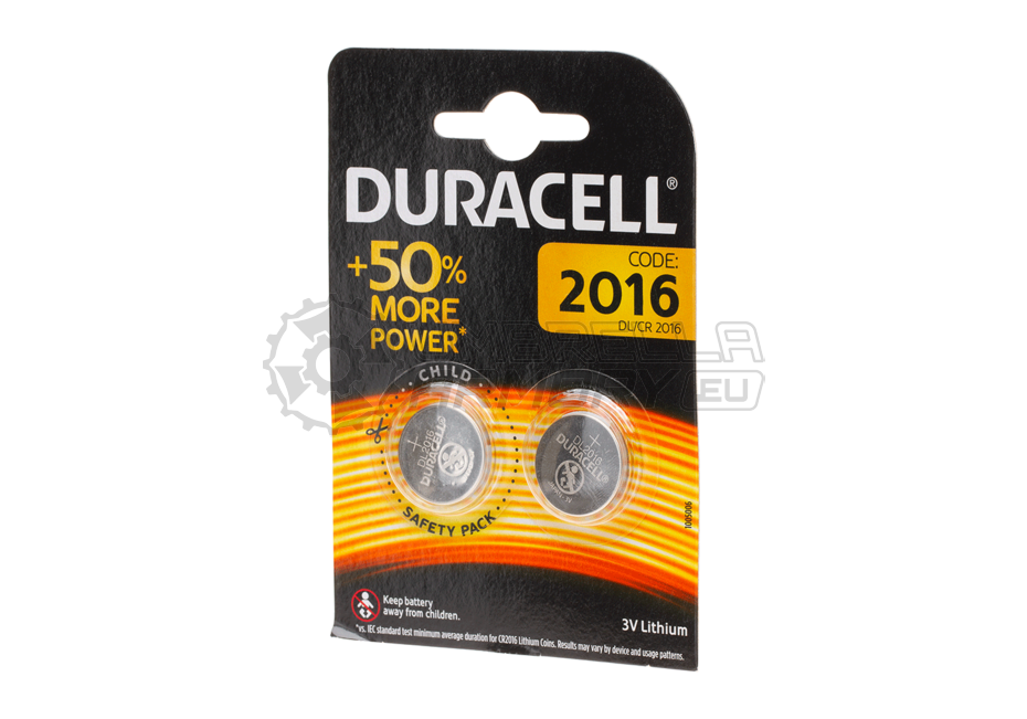 CR2016 2pcs (Duracell)