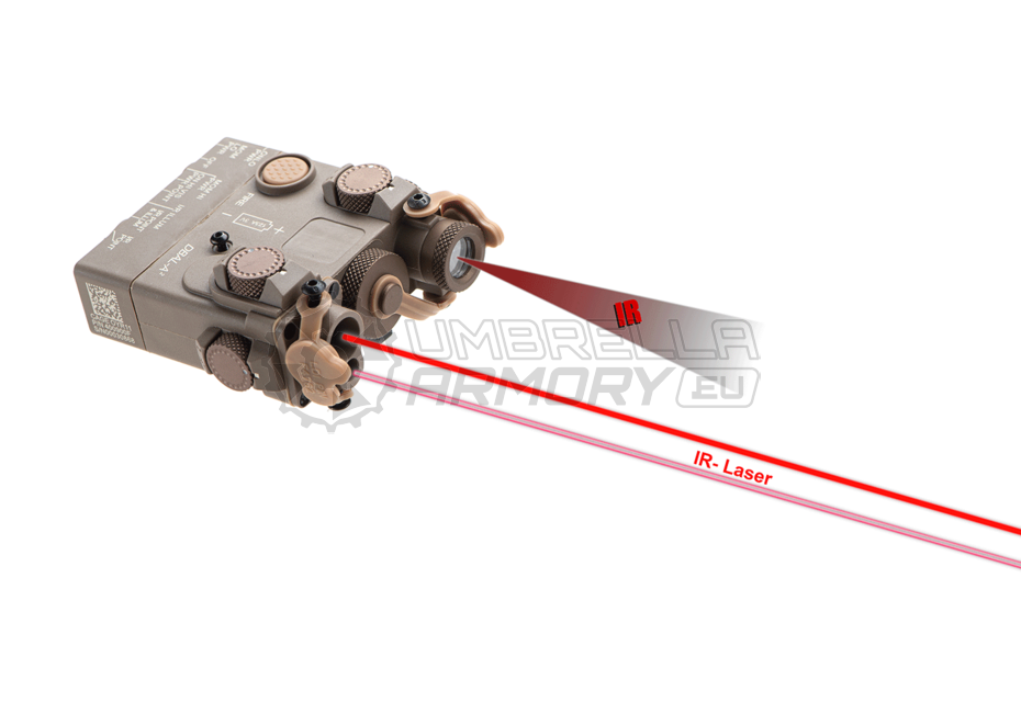 DBAL-A2 Aiming Device Red Laser + IR Laser/IR LED (WADSN)