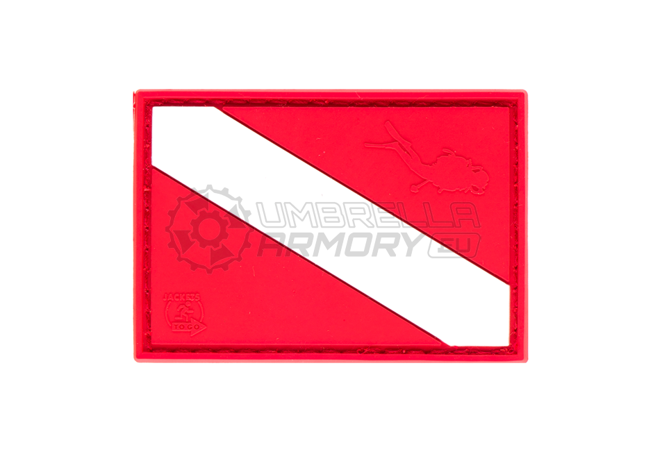 Diver Down Flag Rubber Patch (JTG)