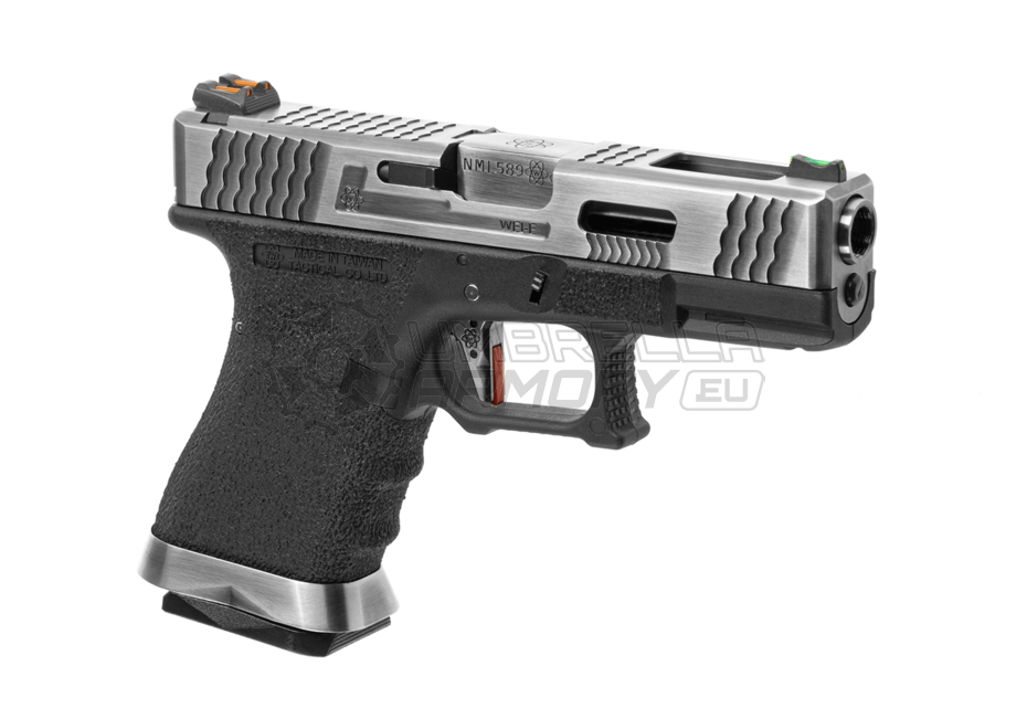 G-Force 19 SV Silver Barrel Metal Version GBB (WE)