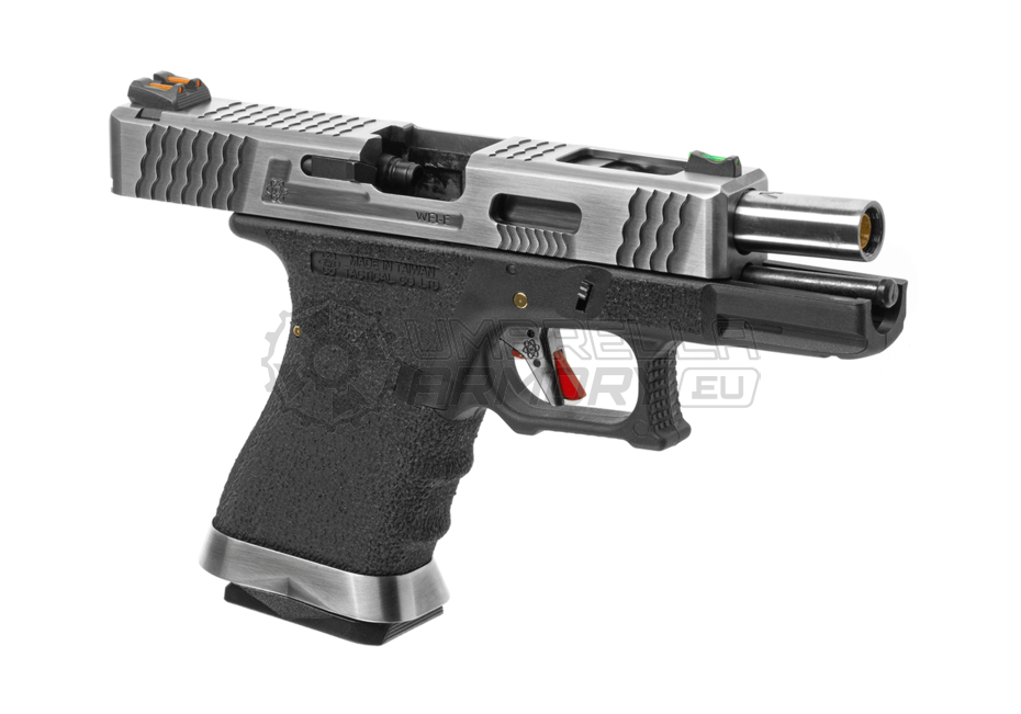 G-Force 19 SV Silver Barrel Metal Version GBB (WE)