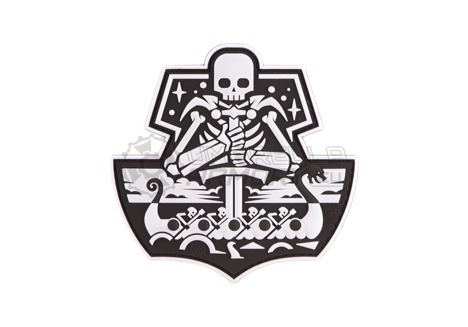 Ghost Ship Skull Rubber Patch (JTG)