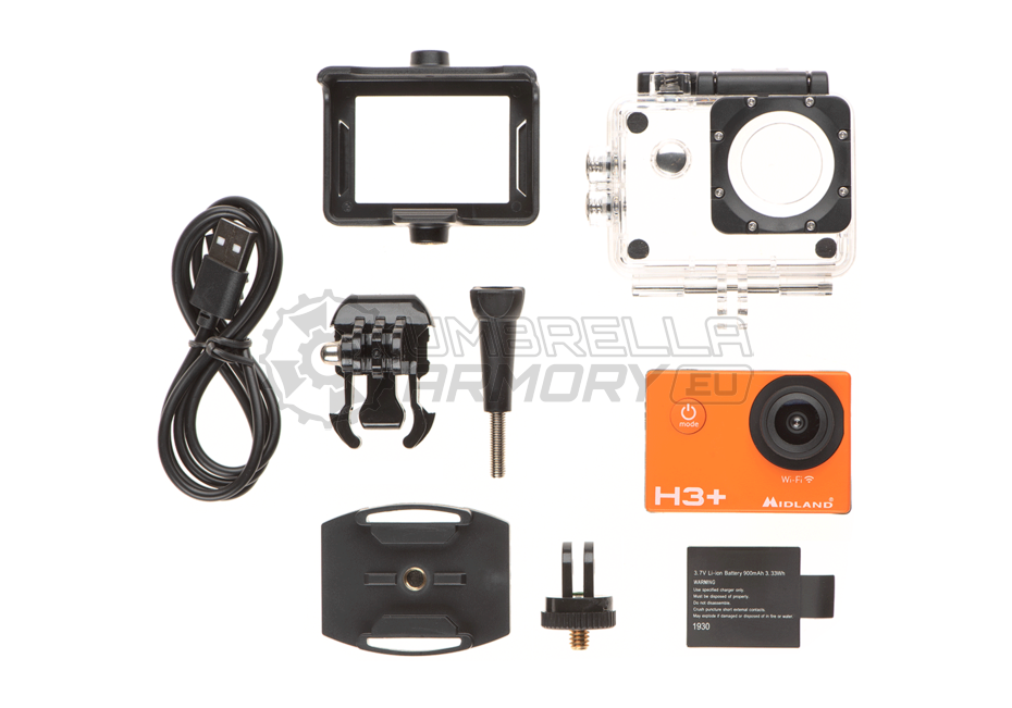 H3+ Full HD Action Camera (Midland)