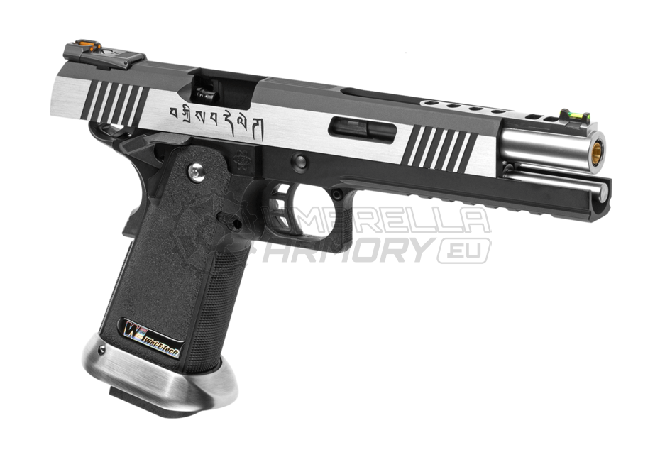 Hi-Capa 6 Force A Silver Barrel Full Metal GBB (WE)