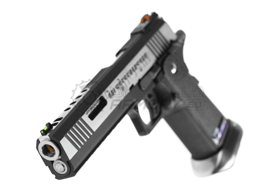 Hi-Capa 6 Force A Silver Barrel Full Metal GBB (WE)