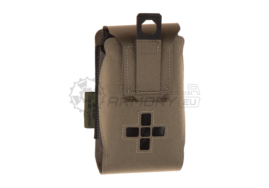 Laser Cut Small Horizontal Individual First Aid Kit Pouch (Warrior)