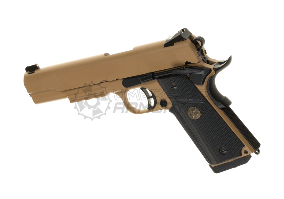 M1911 MEU Full Metal Tan Co2 (KJ Works)