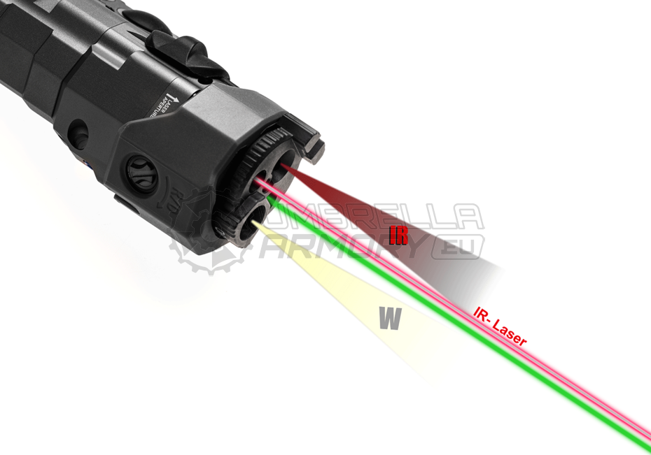 MAWL-C1 Metal Version LED + Green + IR Laser (WADSN)