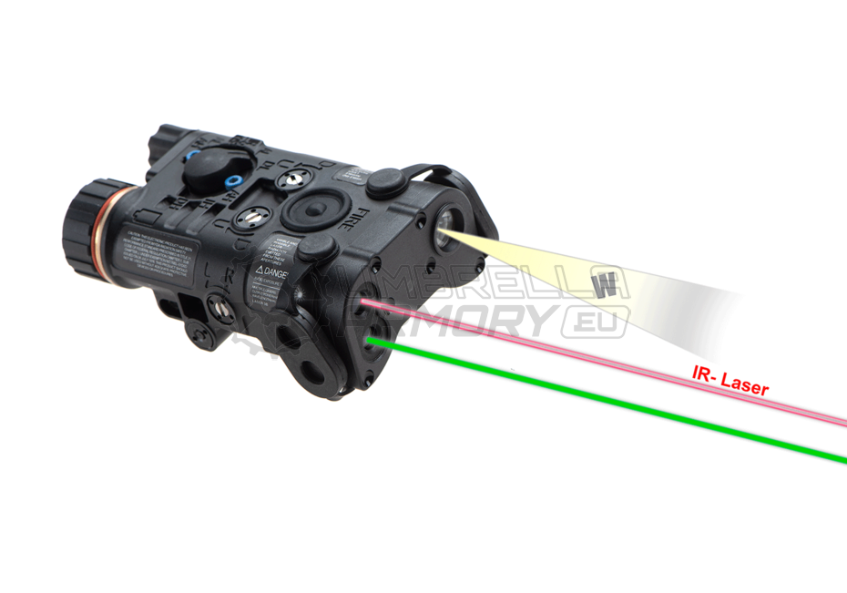 NGAL Illuminator / laser module Green + IR Aluminium (WADSN)