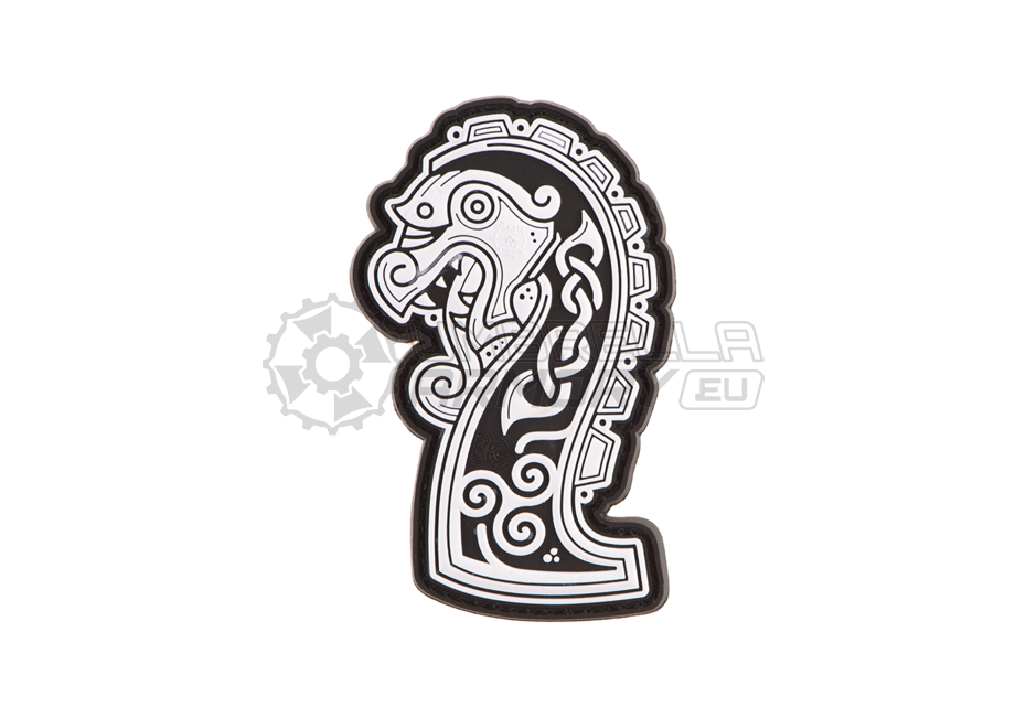 Northman Dragon Ship Head Rubber Patch (JTG)