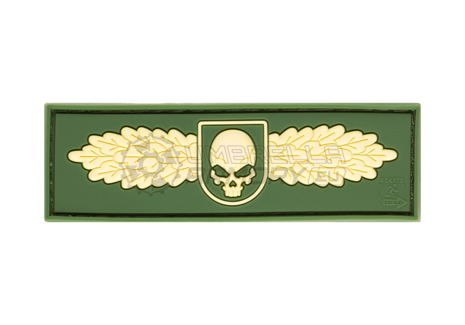 SOF Skull Badge Rubber Patch (JTG)