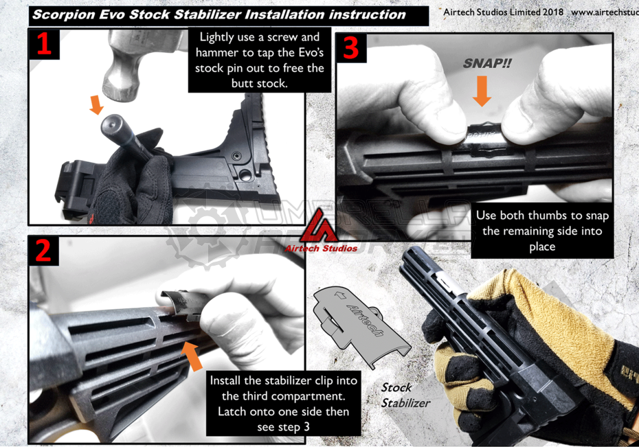 SSU Stock Stabilizer Unit Scorpion Evo 3 A1 (Airtech Studios)