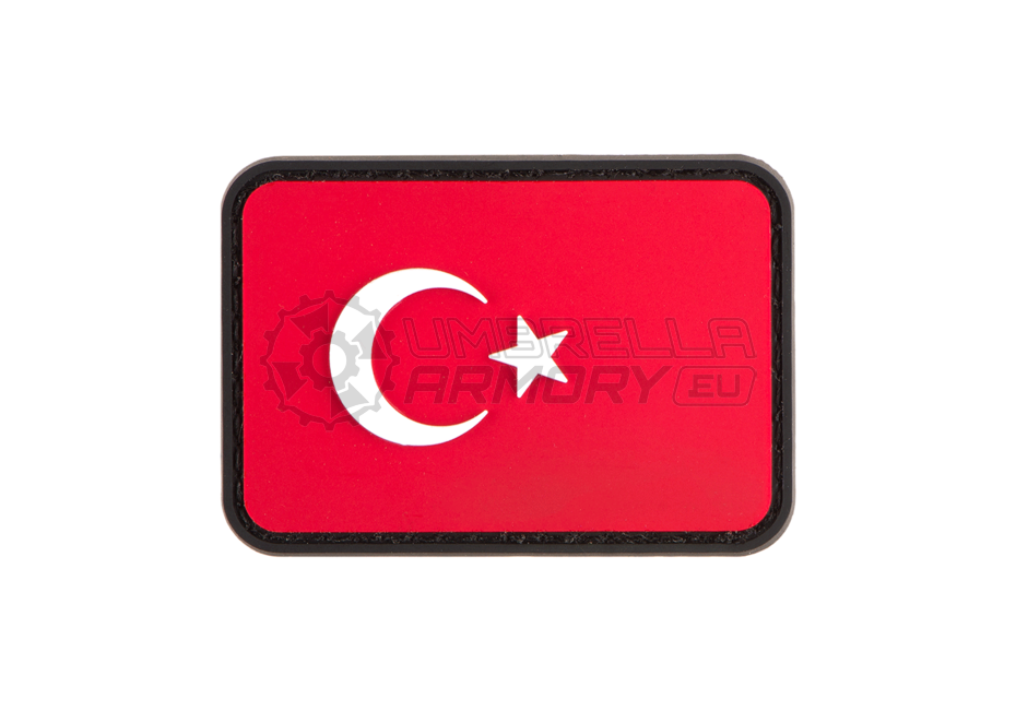 Turkey Flag Rubber Patch (JTG)